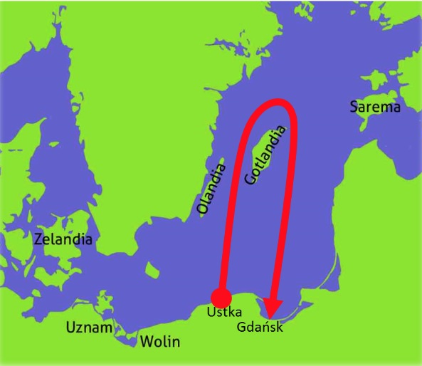 Trasa tegorocznych regat Bitwa o Gotland